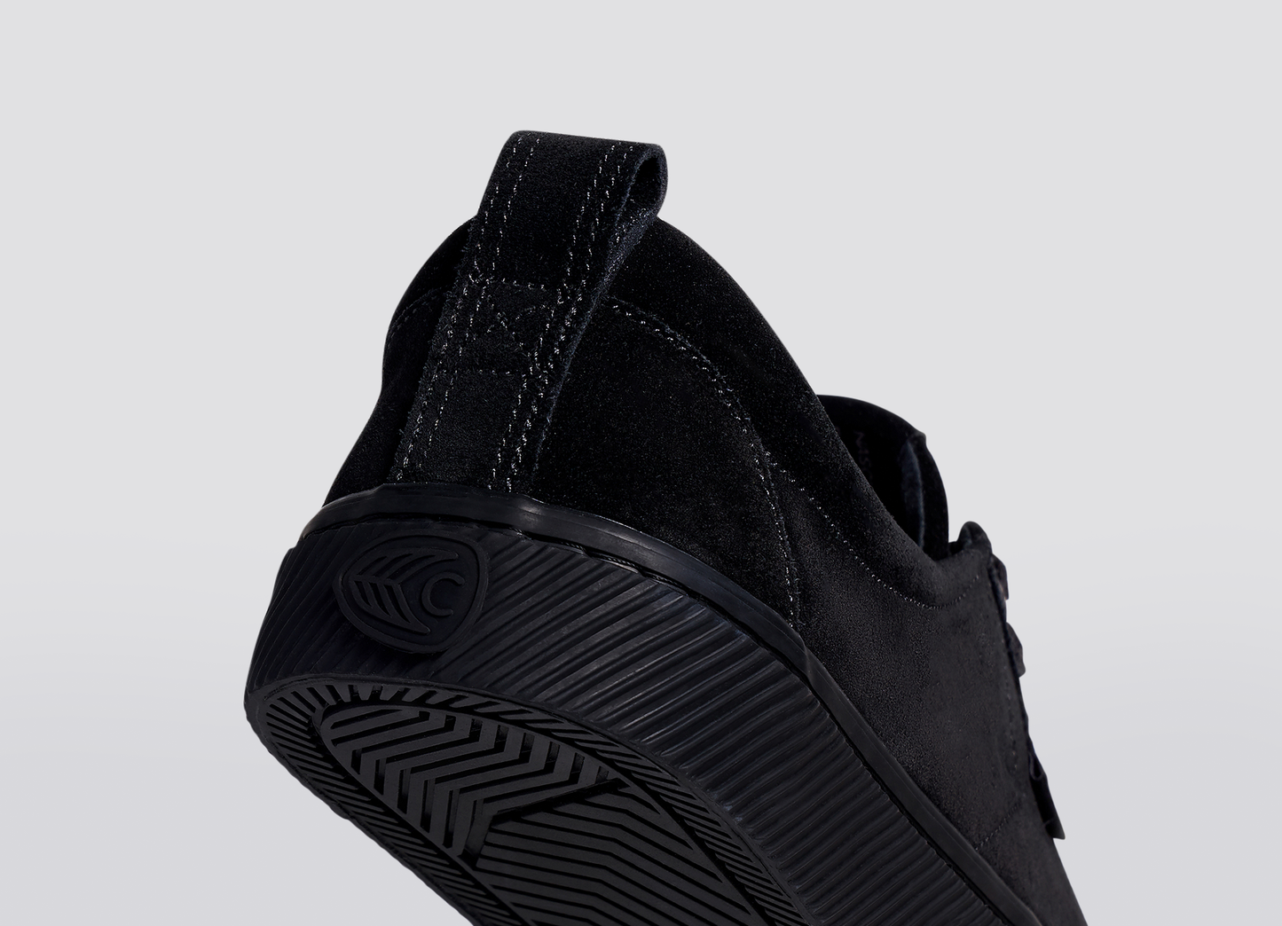 OCA Low All Black Suede Sneaker
