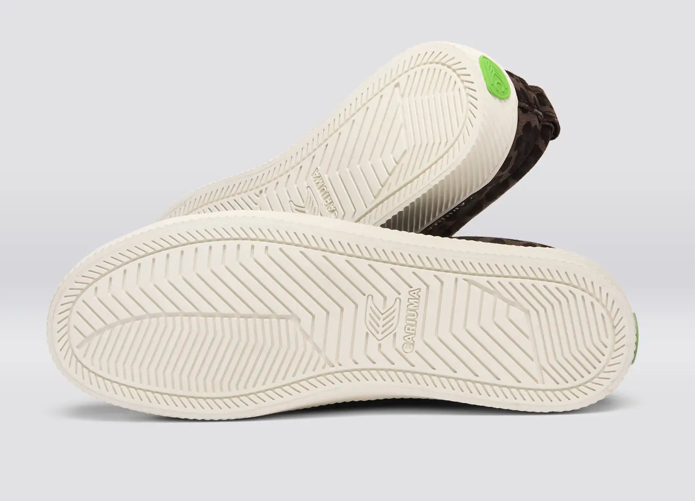 OCA Low Black Jaguar Print Suede Sneaker