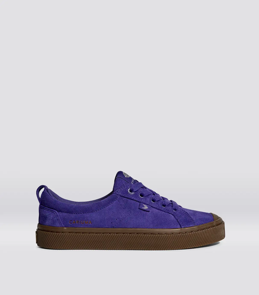 OCA Low Gum Purple Suede Sneaker