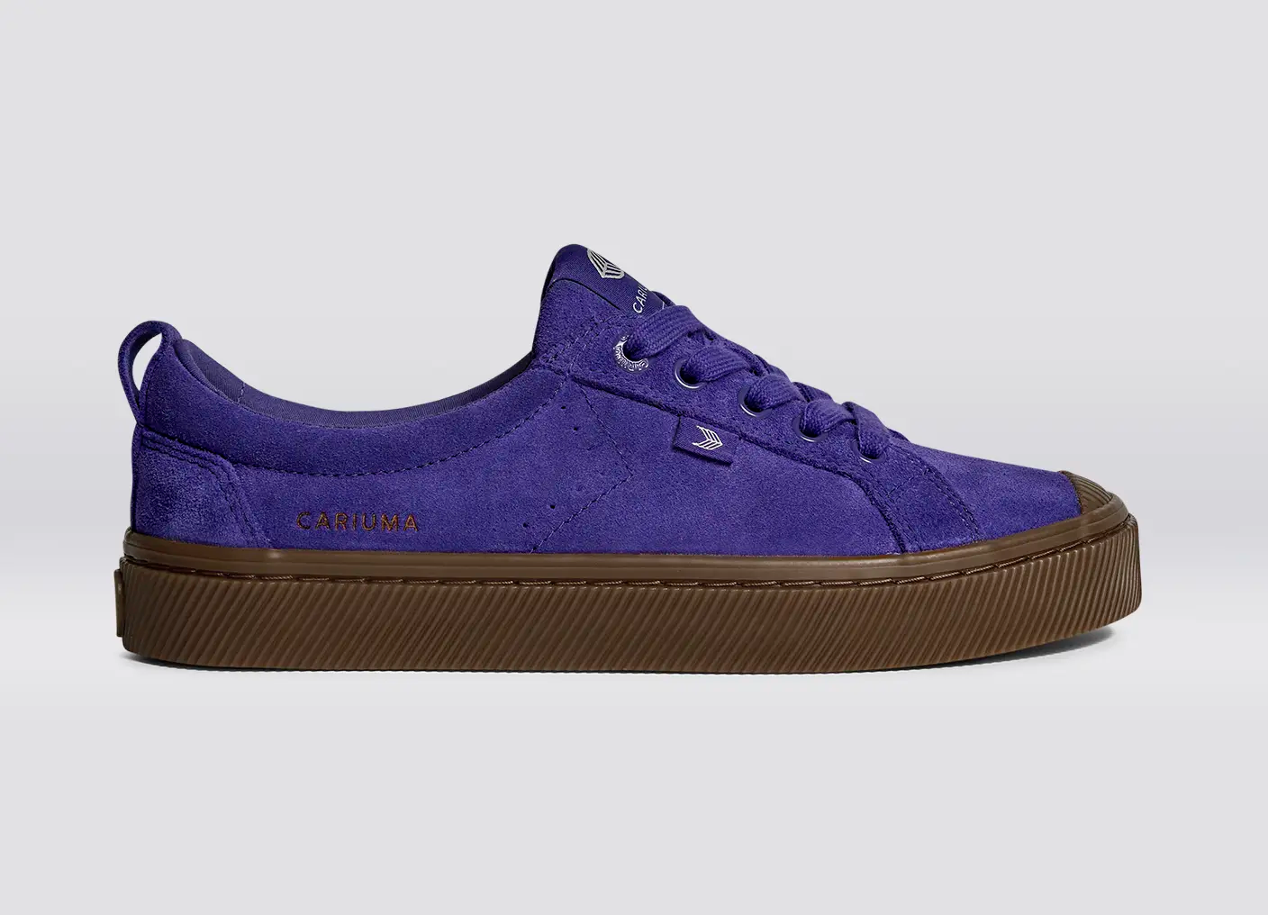 OCA Low Gum Purple Suede Sneaker