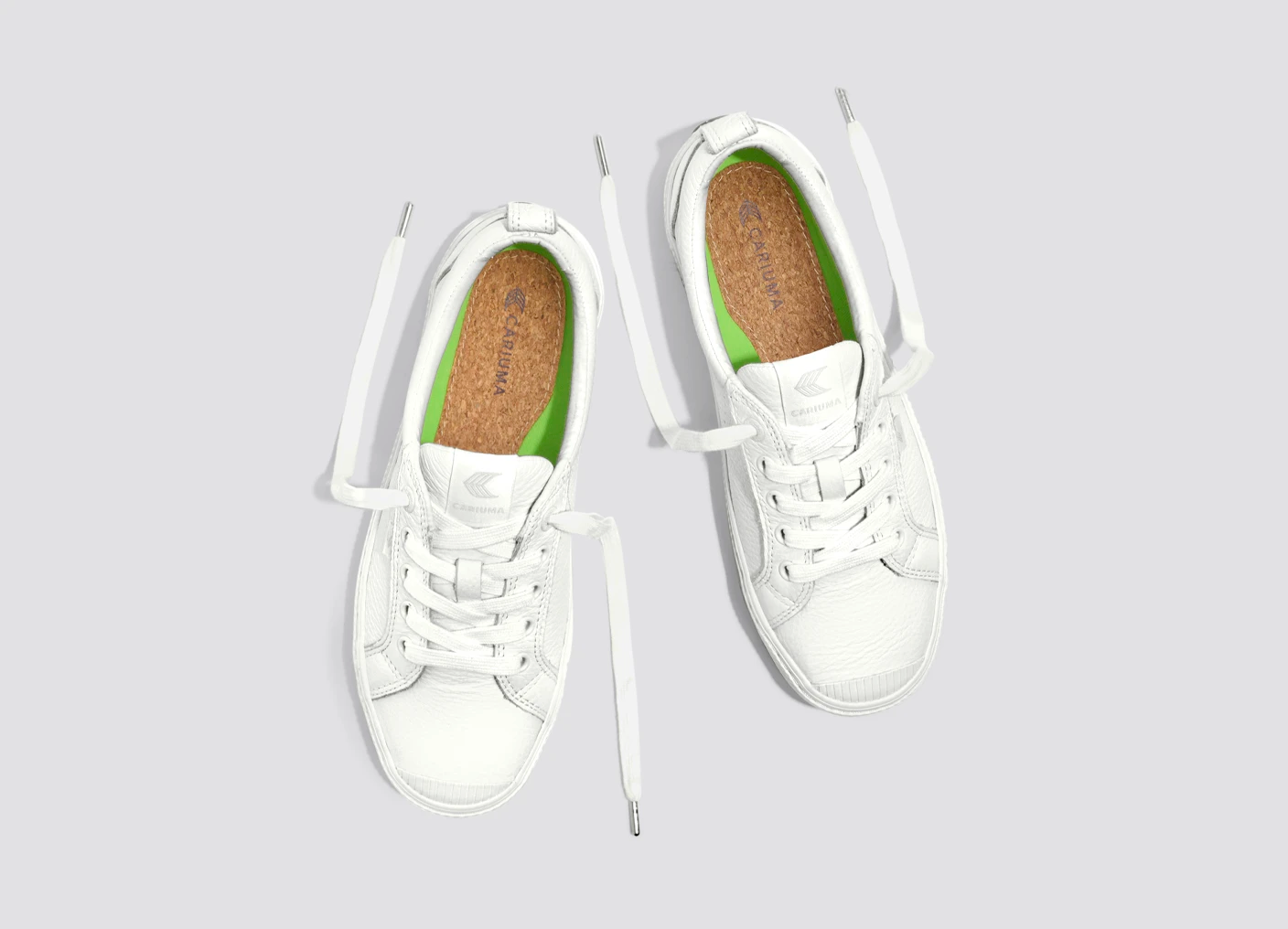 OCA Low White Premium Leather Sneaker