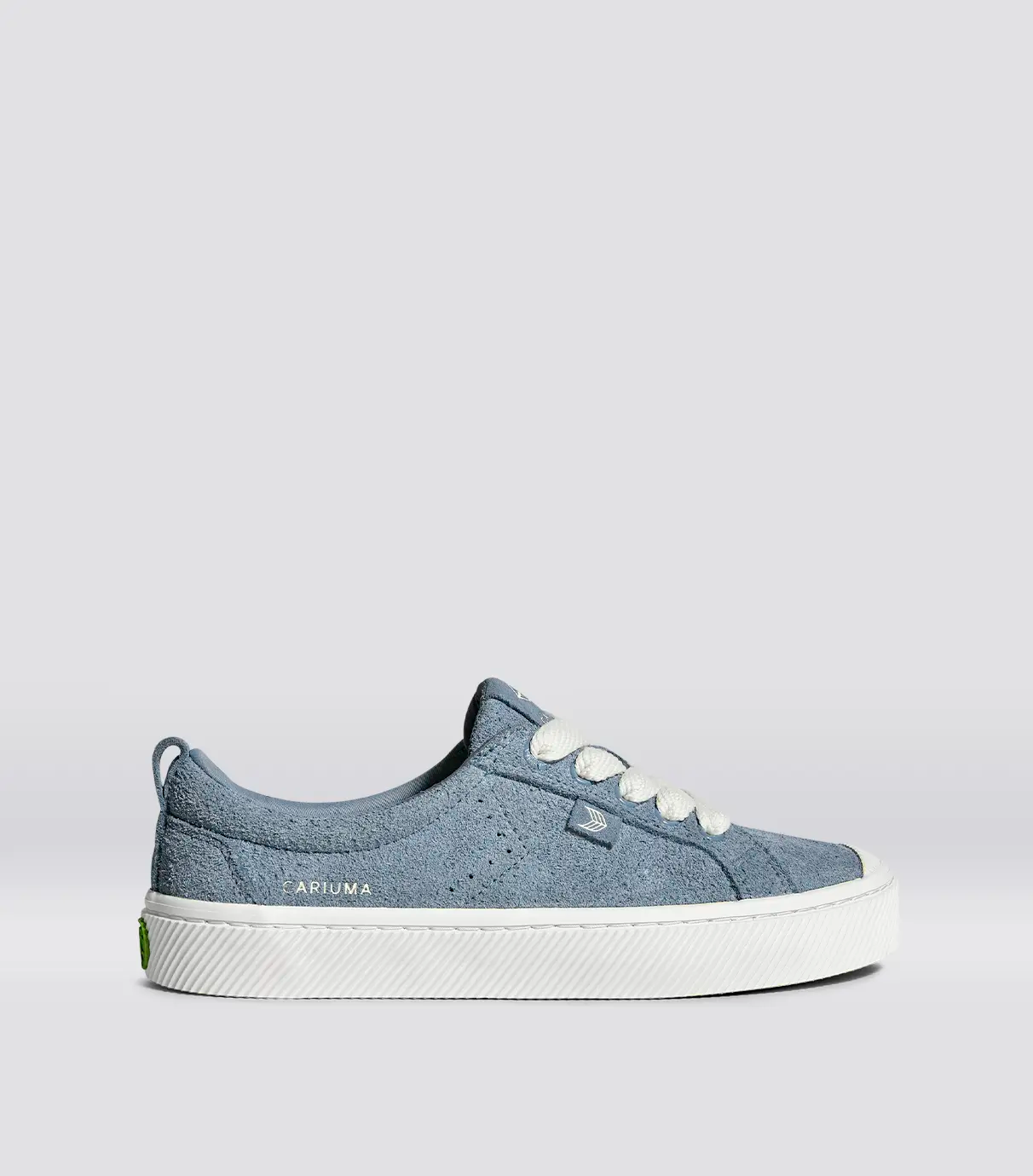 OCA Low Mountain Spring Blue Hairy Suede Sneaker
