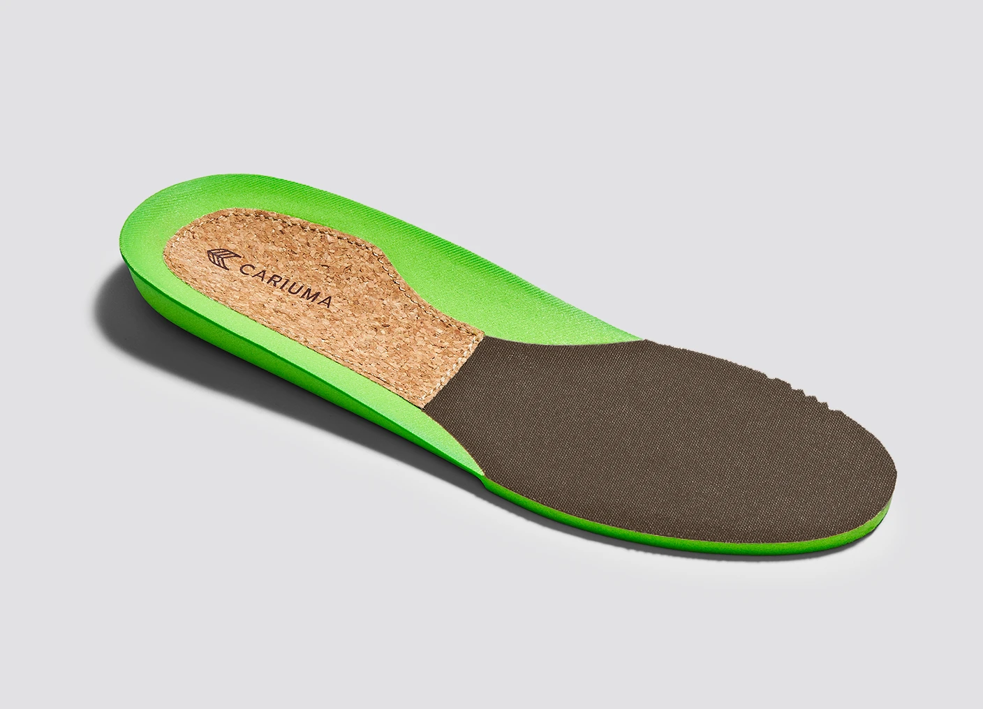 LUAN PRO Dark Gum Teak Suede Ivory Logo Sneaker