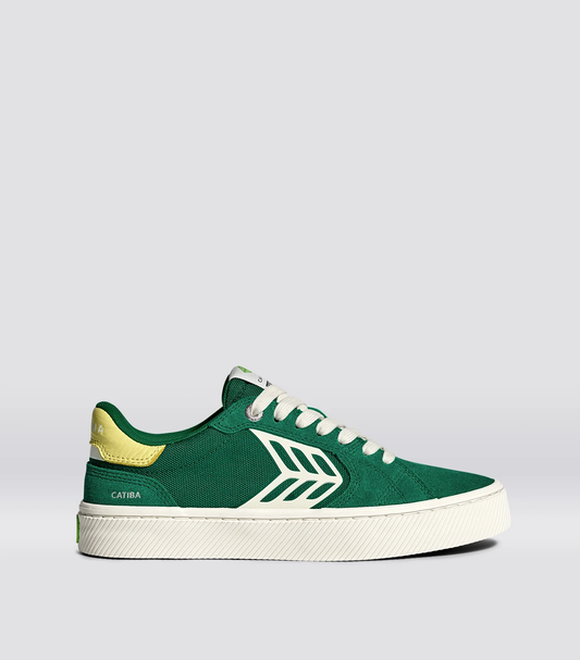 CATIBA PRO 2.0 Abundant Green Suede and Cordura Ivory Logo Lemonade Sneaker