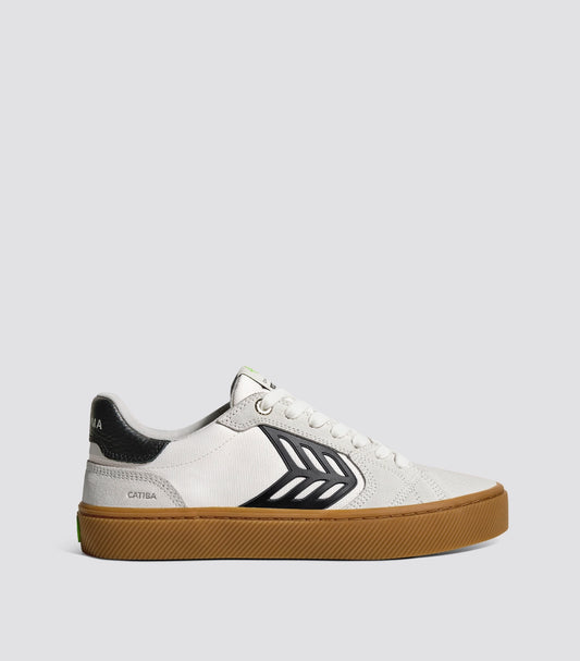 CATIBA PRO 2.0 Gum Smoke White Suede Off-White Cordura Black Logo Sneaker