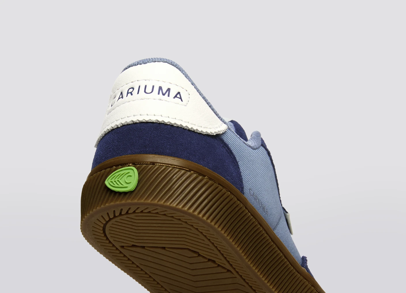 TOCA Teak Mirage Blue Nylon Marine Blue Suede Sneaker