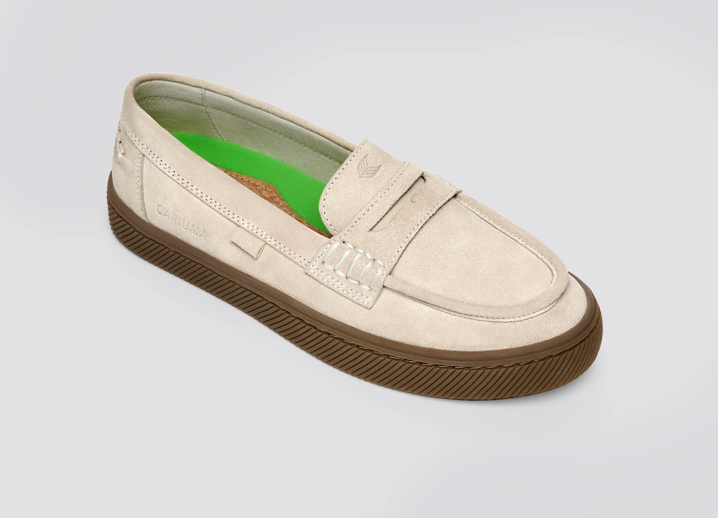 CAJU Loafer Gum Latte Suede