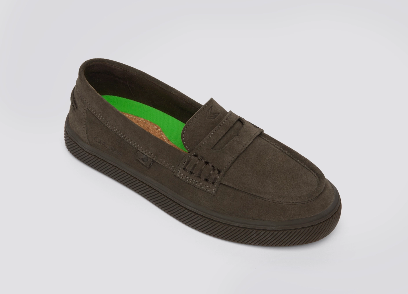 CAJU Loafer Teak Brown Suede