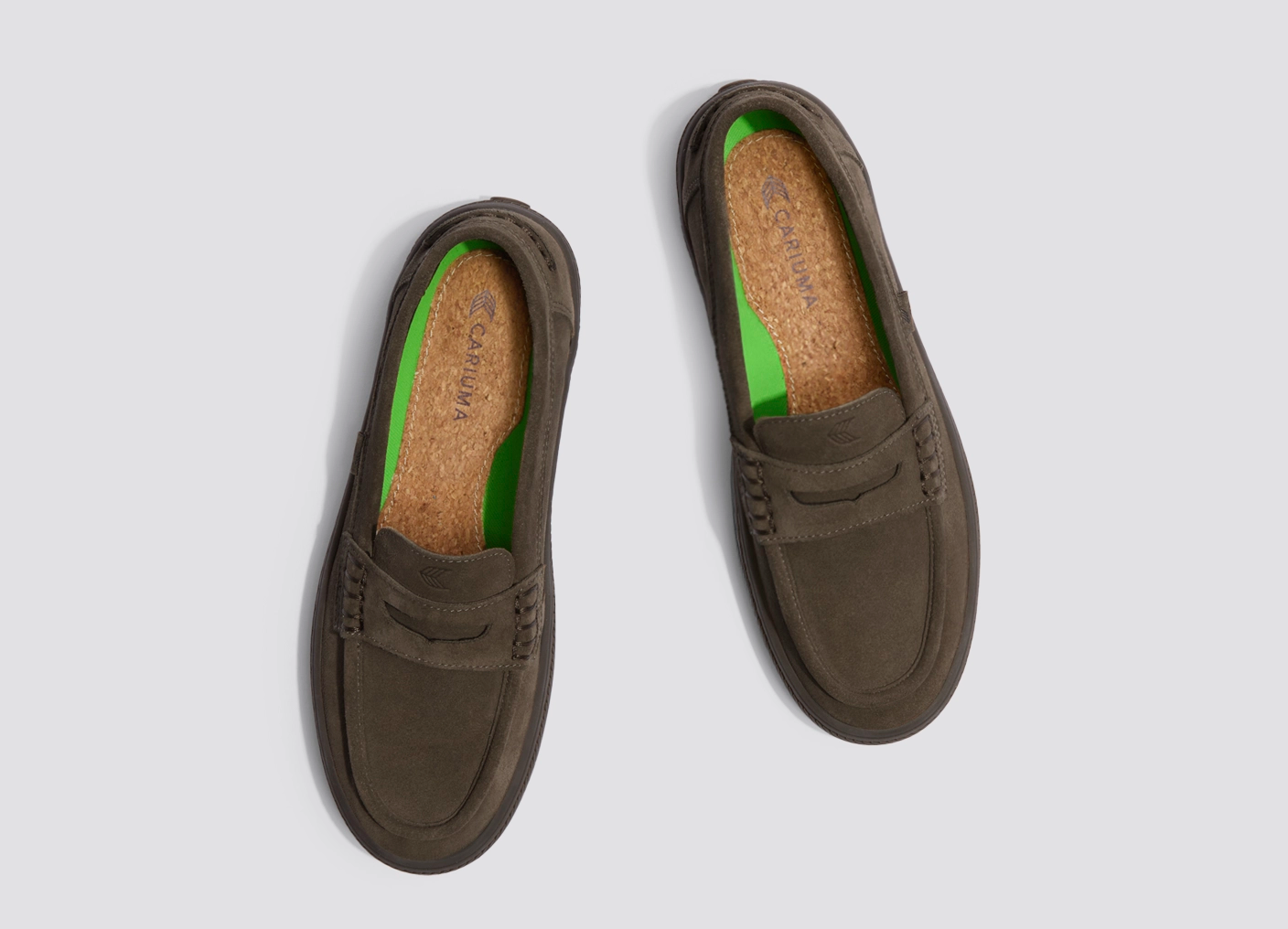 CAJU Loafer Teak Brown Suede