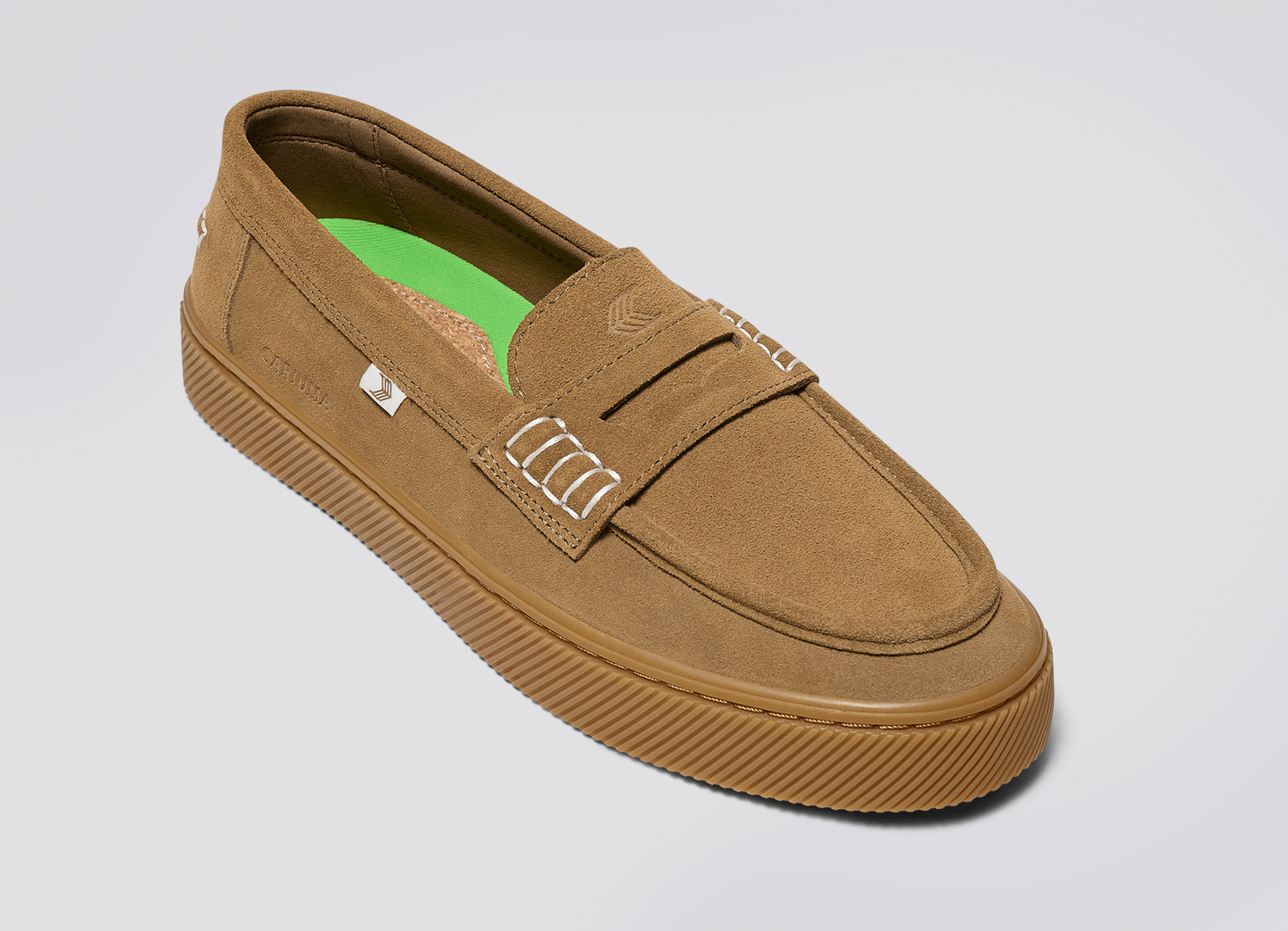 CAJU Loafer Gum Camel Suede