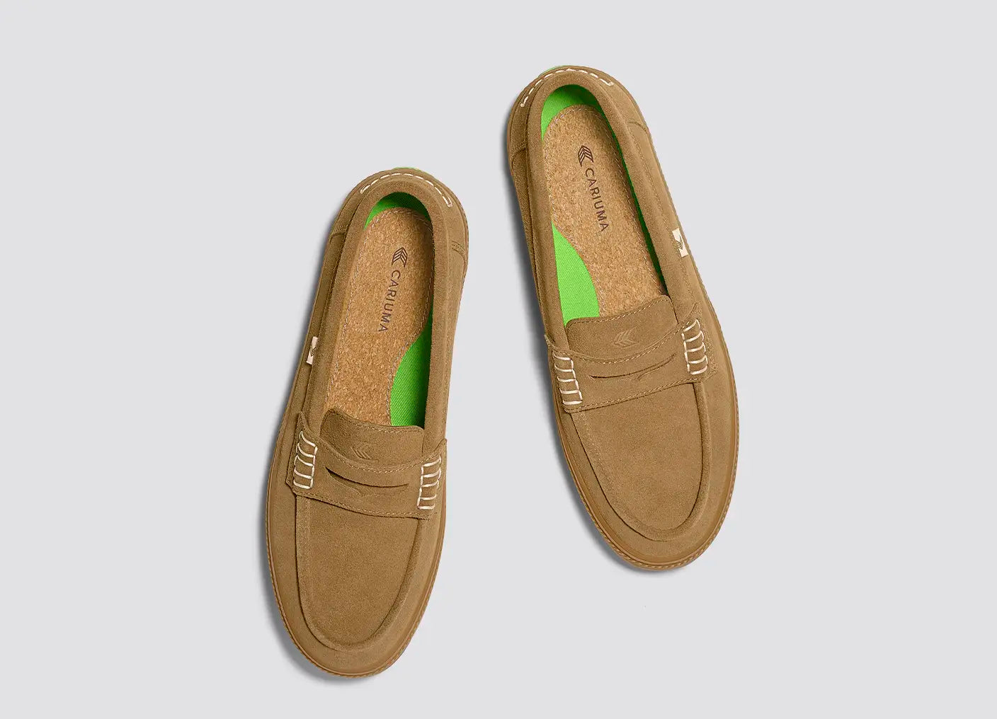 CAJU Loafer Gum Camel Suede