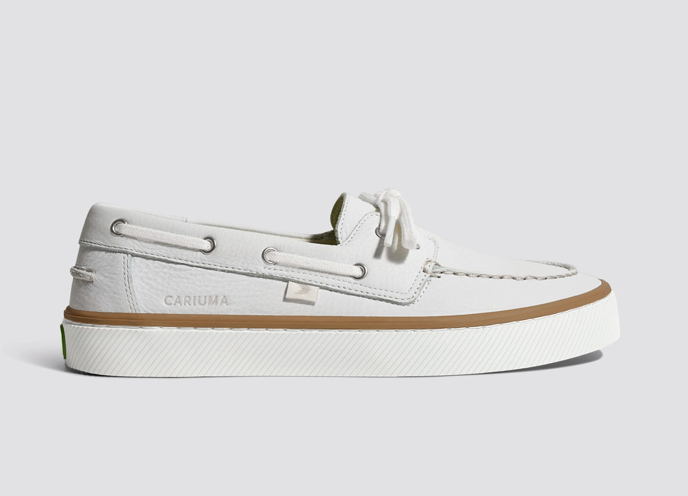 Mare Boat Shoe White Premium Leather