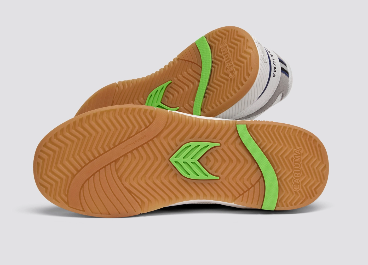 UBA PRO Off-White Suede and Smoke White Mesh Black Logo Sneaker