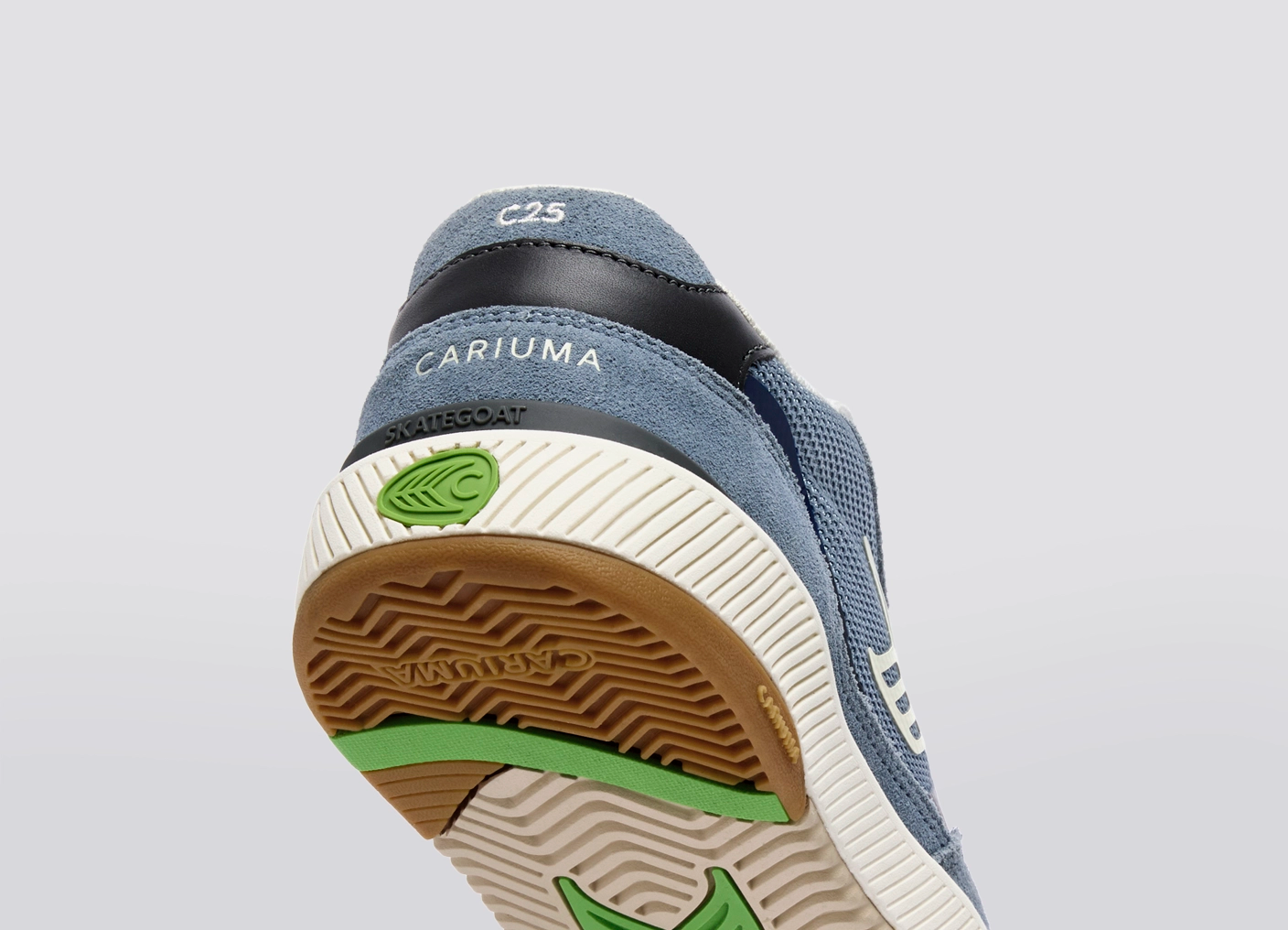 Skategoat C25 PRO Mountain Spring Suede Marine Blue Mesh Ivory Logo Sneaker