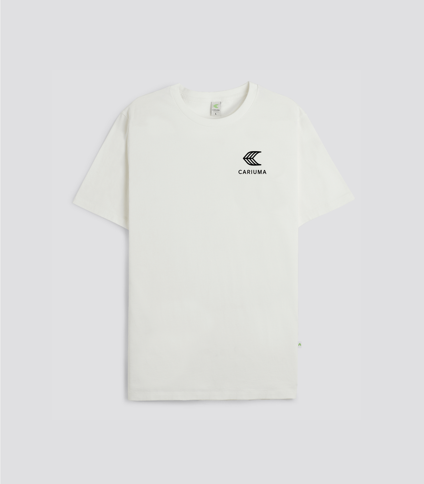 T-Shirt Off-White with Small Black Logo