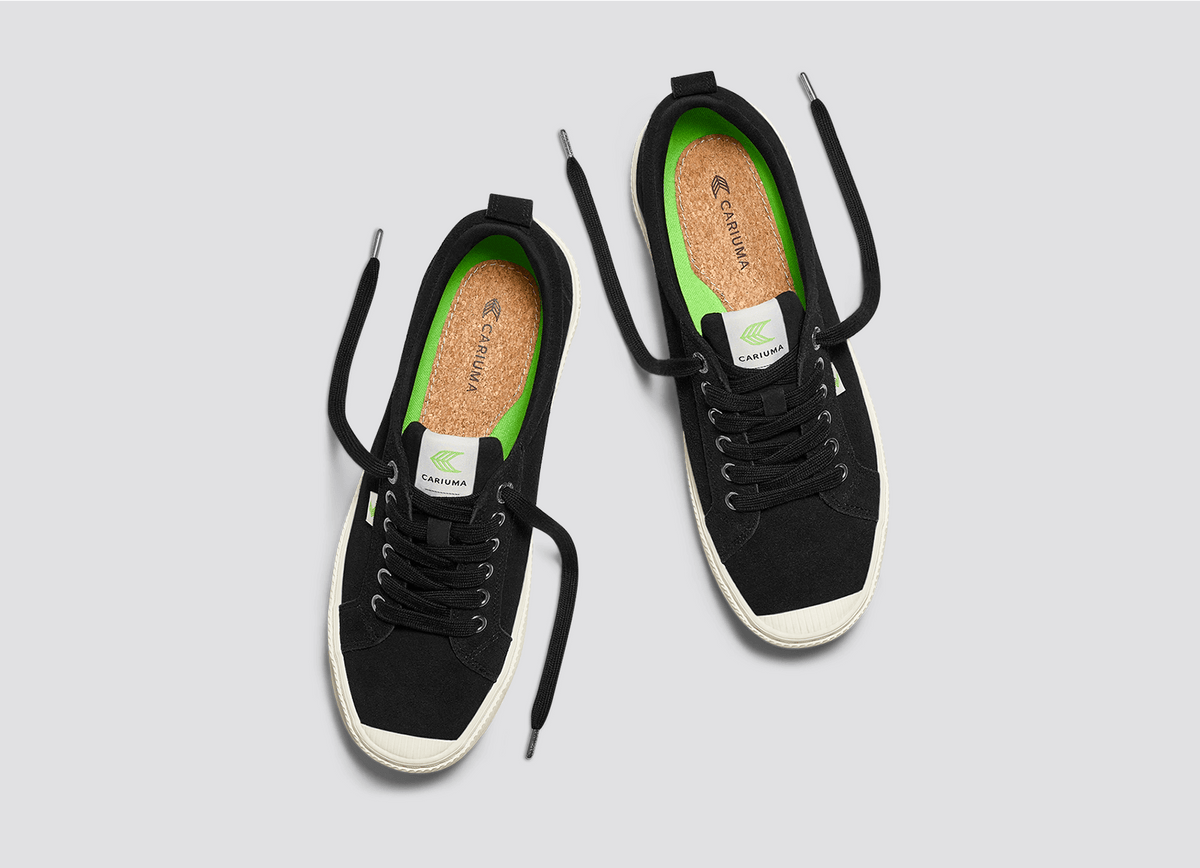 OCA Low Black Suede Sneaker