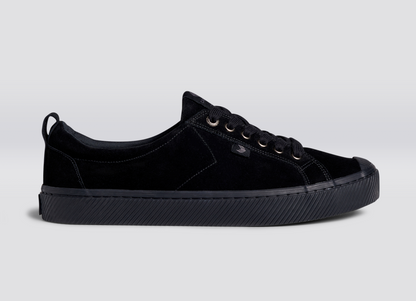OCA Low All Black Suede Sneaker