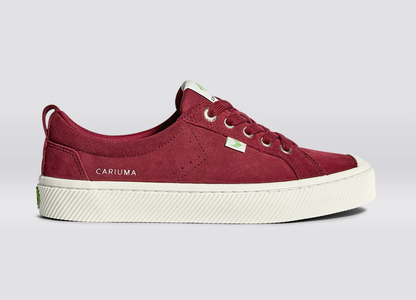 OCA Low Cabernet Suede Sneaker