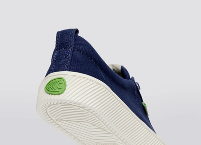 OCA Low Marine Blue Canvas Sneaker