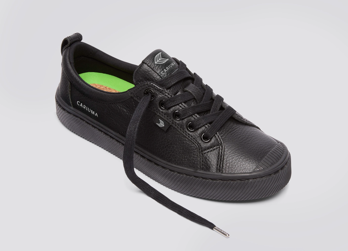 OCA Low Pebbled Leather Black
