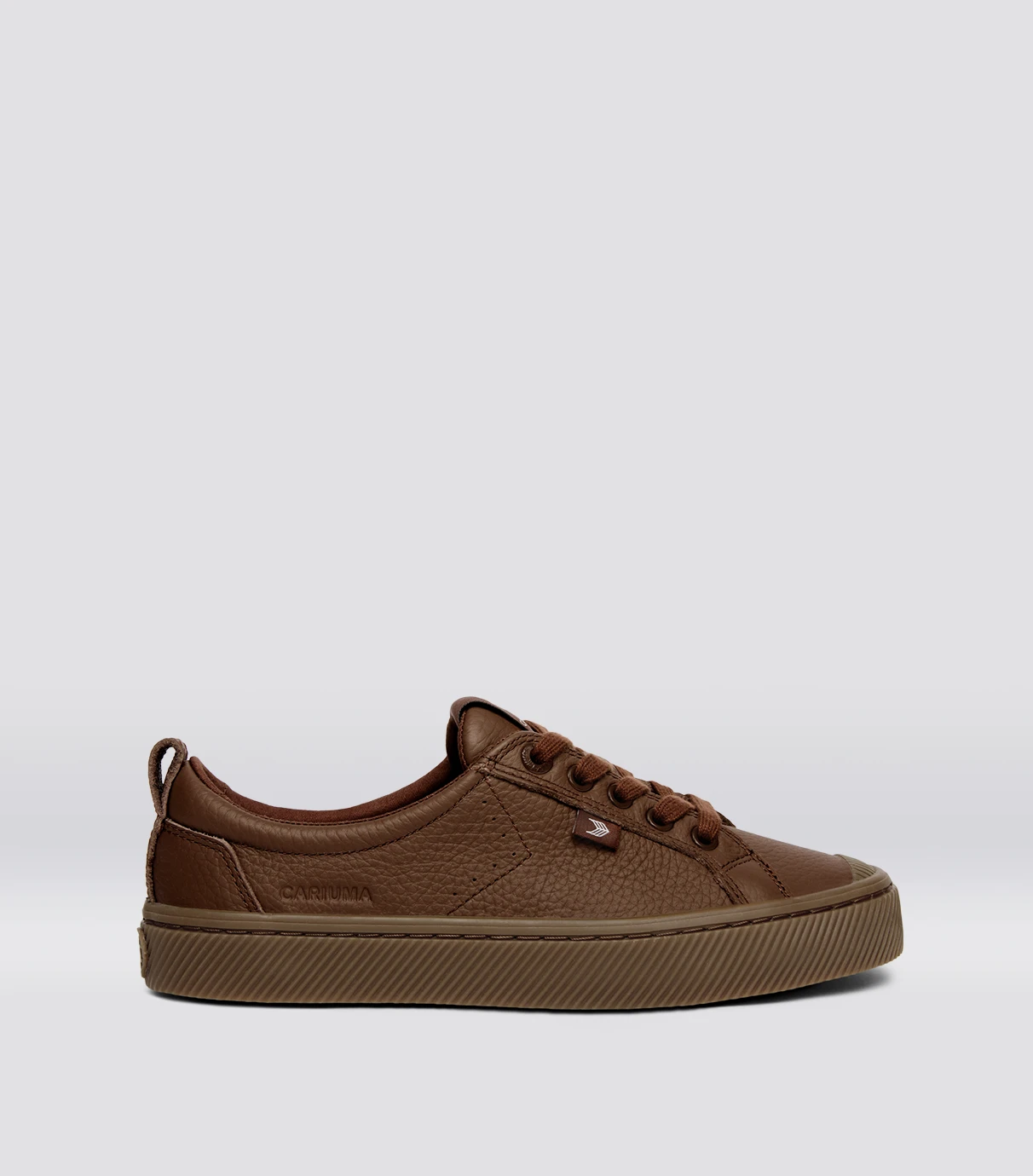 OCA Low Gum Downtown Brown Premium Leather Sneaker