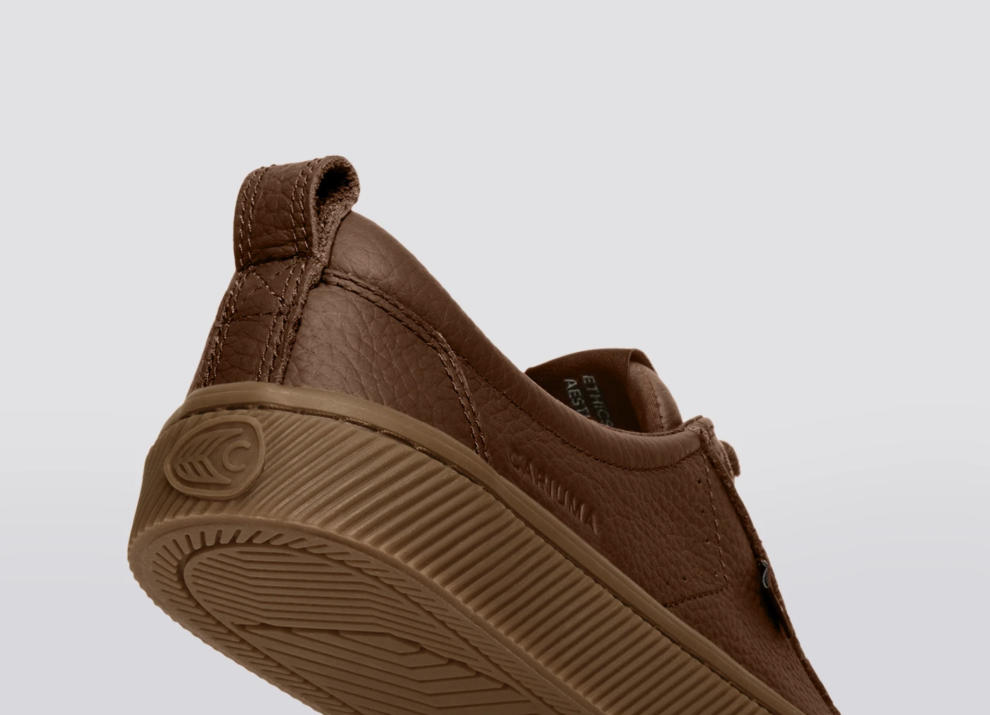 OCA Low Gum Downtown Brown Premium Leather Sneaker