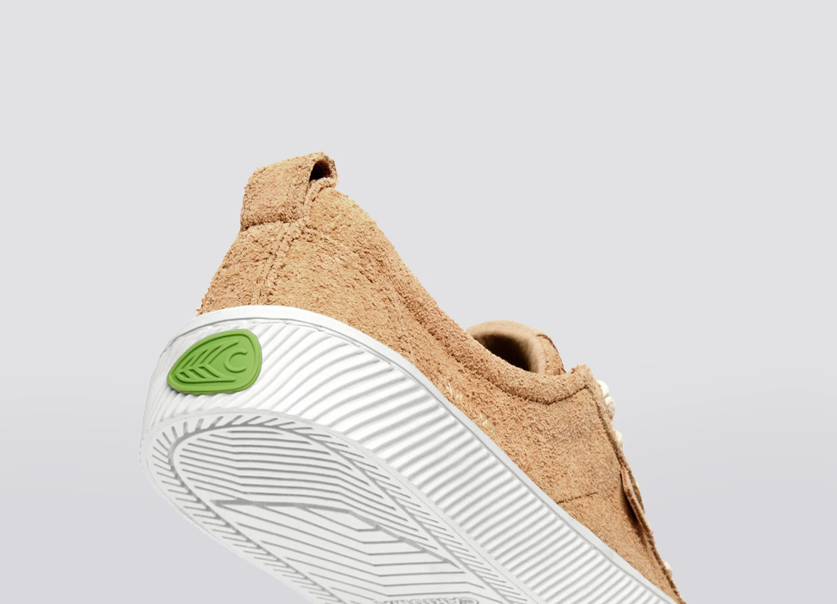 OCA Low Latte Hairy Suede Sneaker