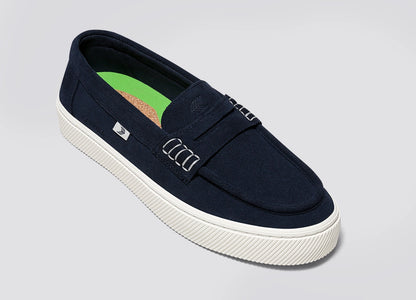 CAJU Loafer Navy Suede Men