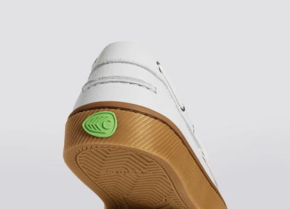 Mare Boat Shoe Gum White Premium Leather