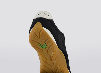 SUTAI Nylon and Suede Black