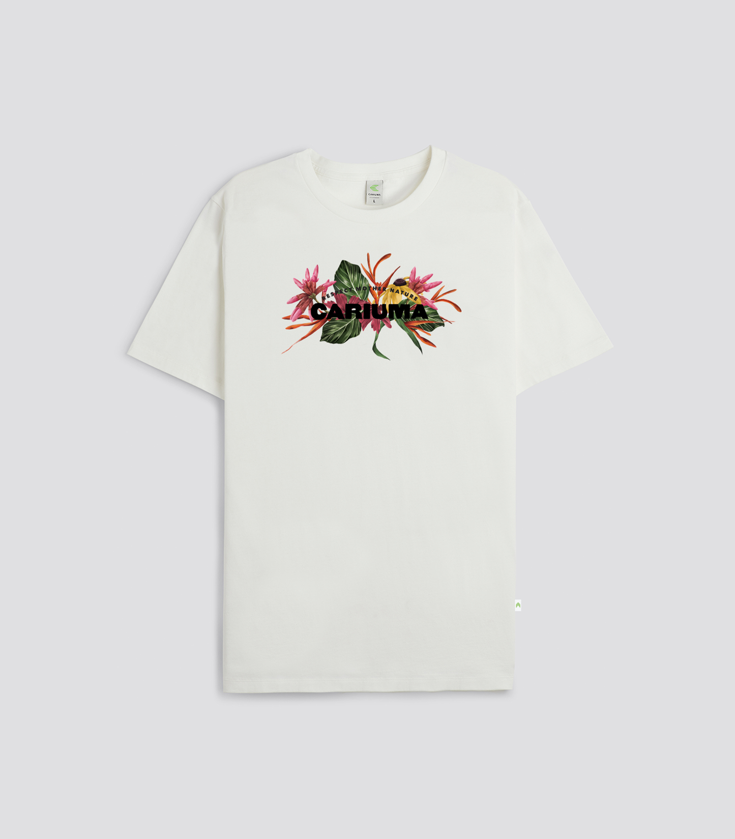 T-Shirt Off-White Cariuma Flowers