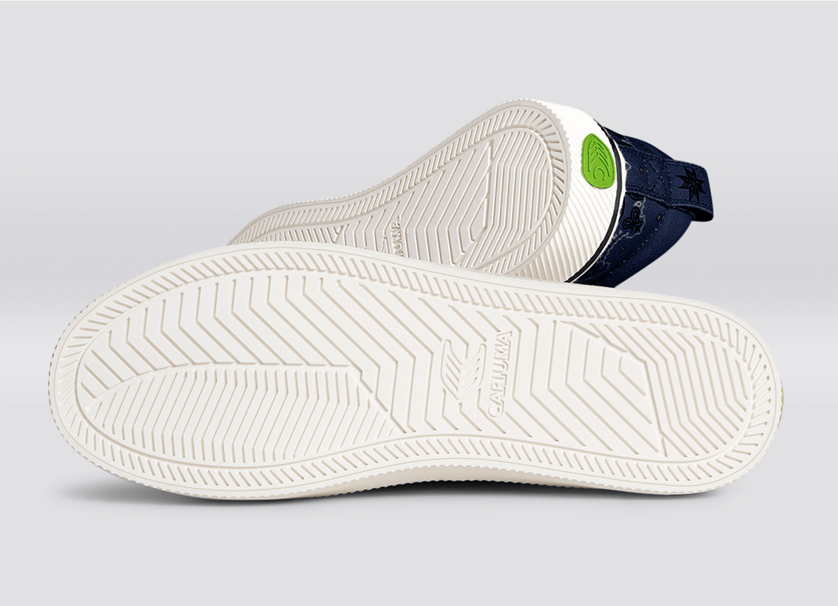 OCA Low Navy Bandana Canvas Sneaker